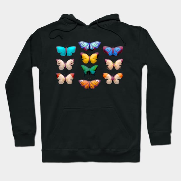 Butterflies Everywhere Hoodie by holidaystore